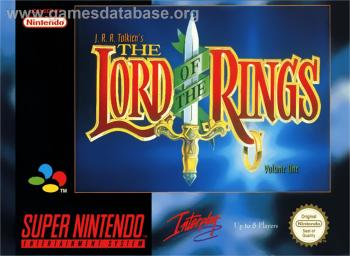 Cover JRR Tolkien's The Lord of the Rings - Volume 1 for Super Nintendo